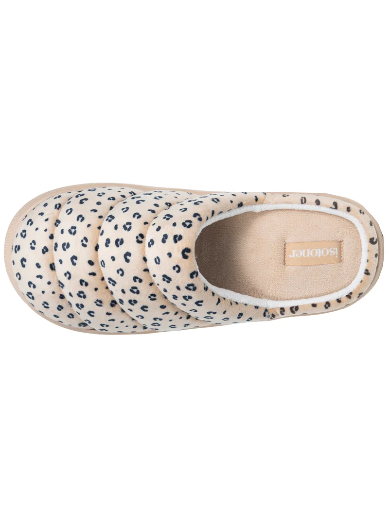 Chaussons Mules Femme BLOUP Léopard clair