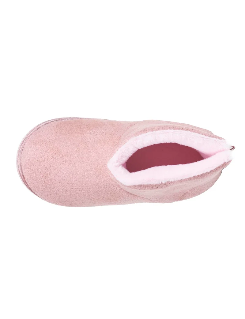 Chaussons Bottillons Enfant suédine Rose