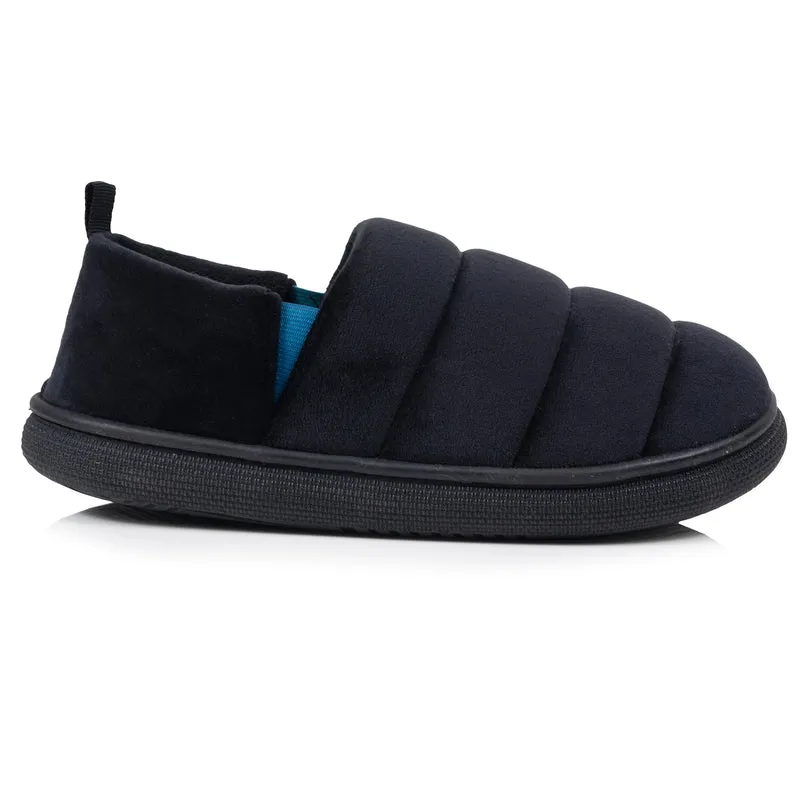 Chaussons Slippers Homme BLOUP Noir/Bleu