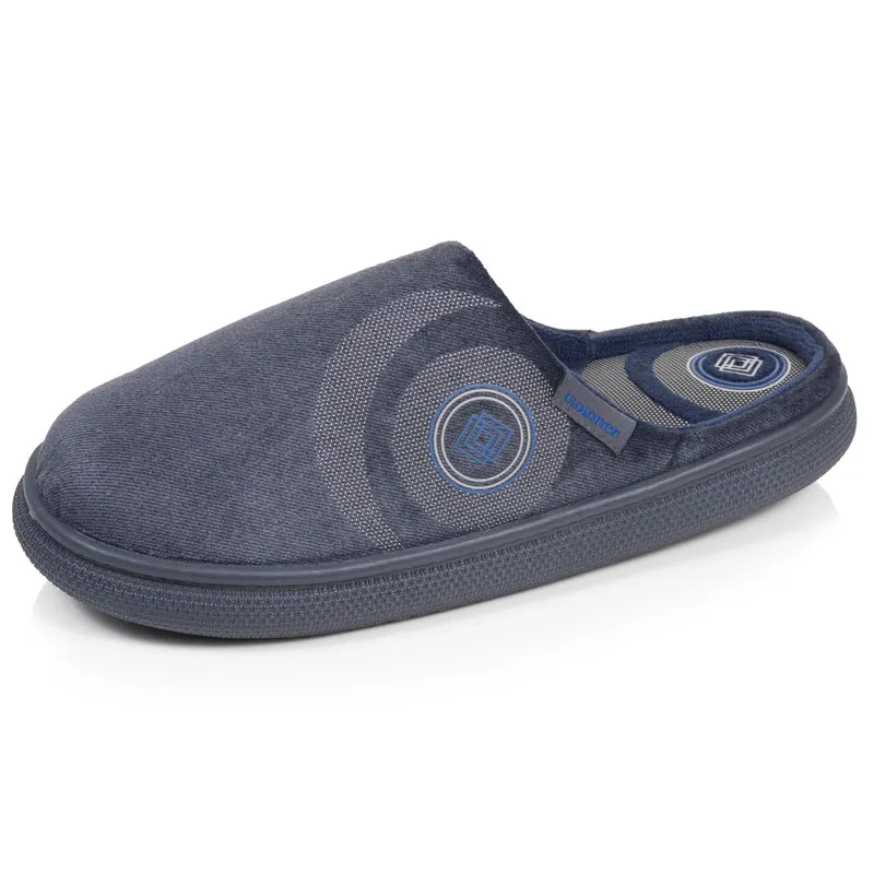 Chaussons Mules Homme BLOUP Marine Chiné