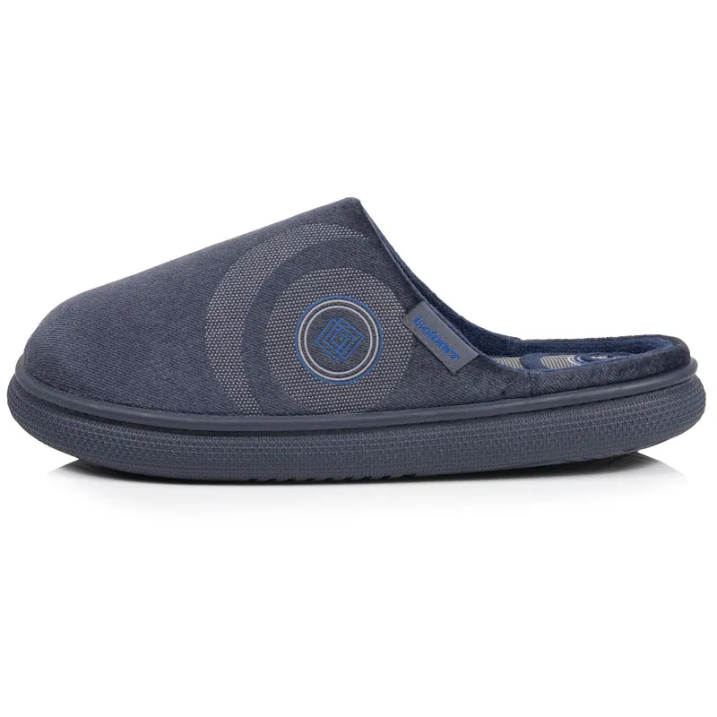 Chaussons Mules Homme BLOUP Marine Chiné