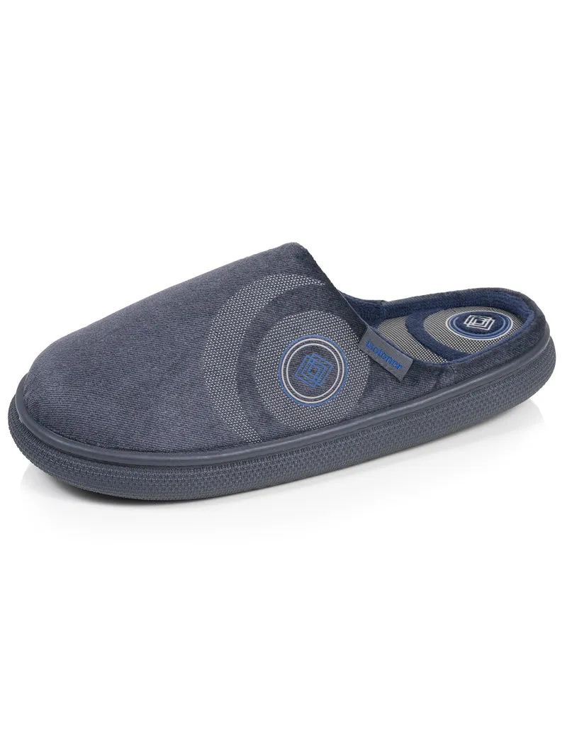 Chaussons Mules Homme BLOUP Marine Chiné