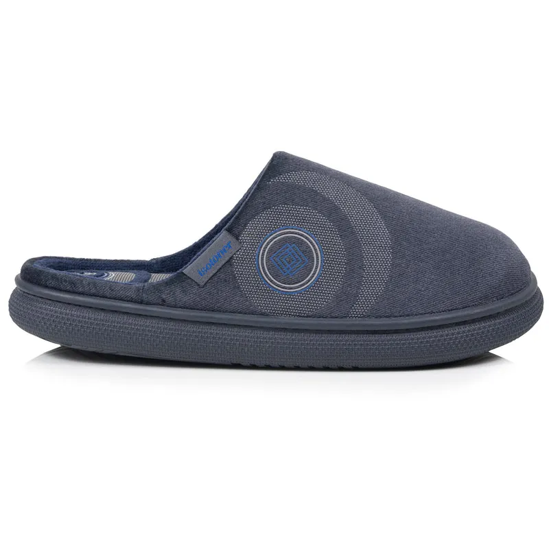 Chaussons Mules Homme BLOUP Marine Chiné