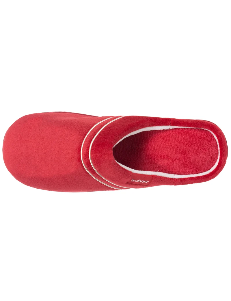 Chaussons Mules Femme talon Rouge