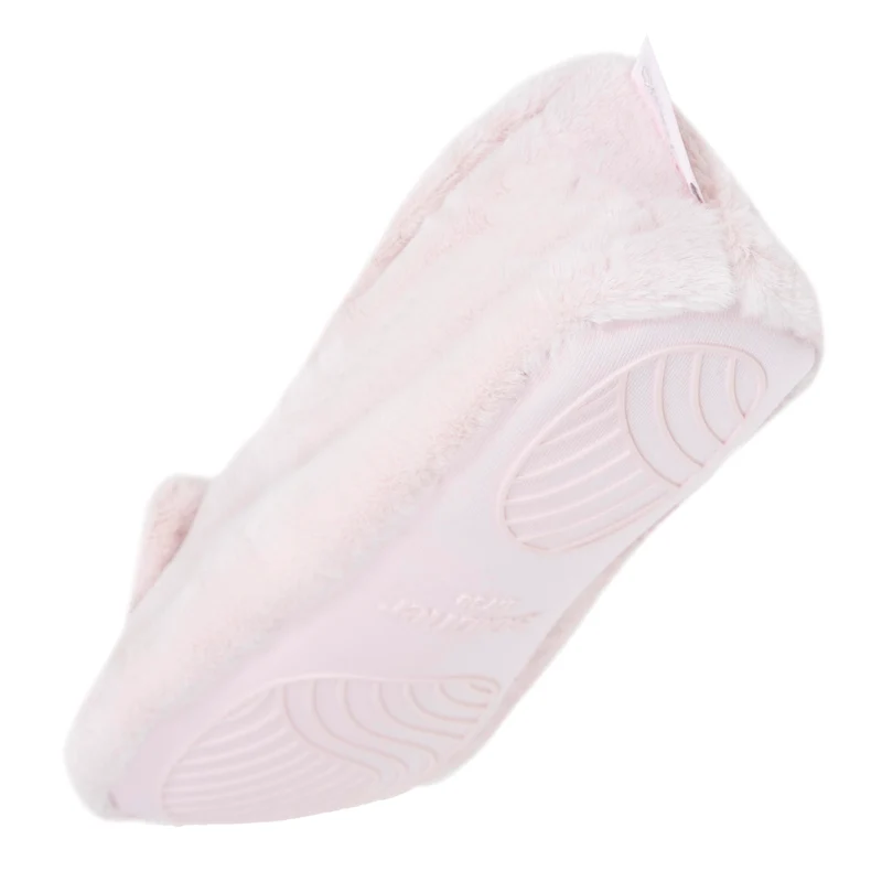 Chaussons Ballerines Femme 3D fourrure Rose