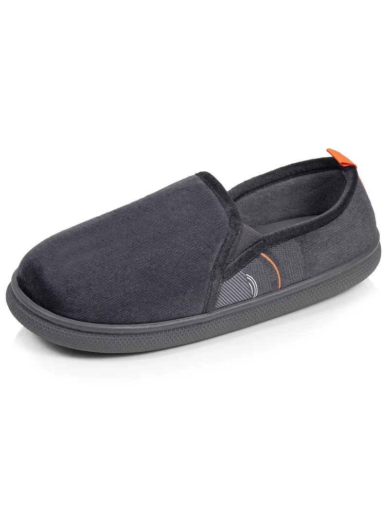 Chaussons Slippers Homme Gris Chiné