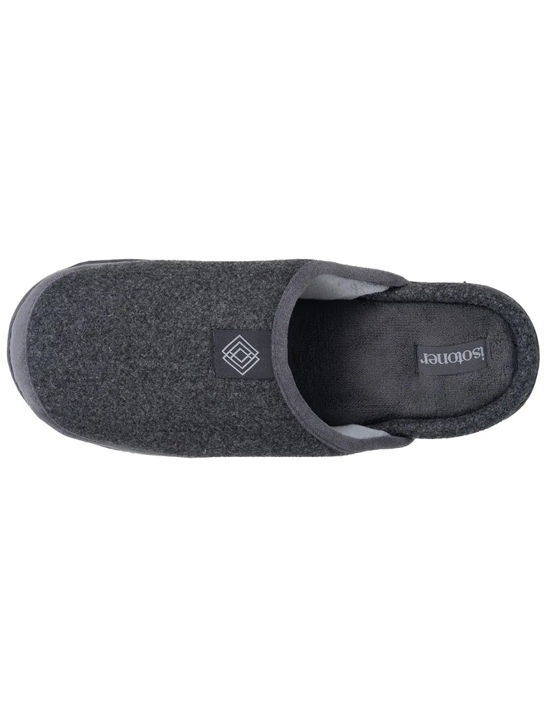 Chaussons Mules Homme Gris semelle crantée