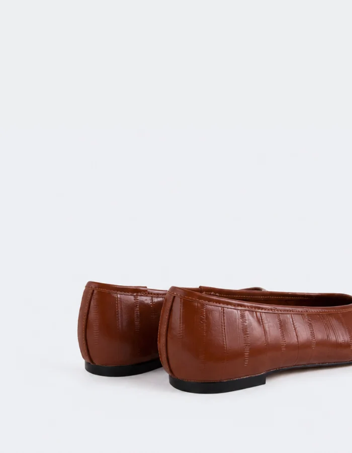 Juniper Cognac Eel Leather