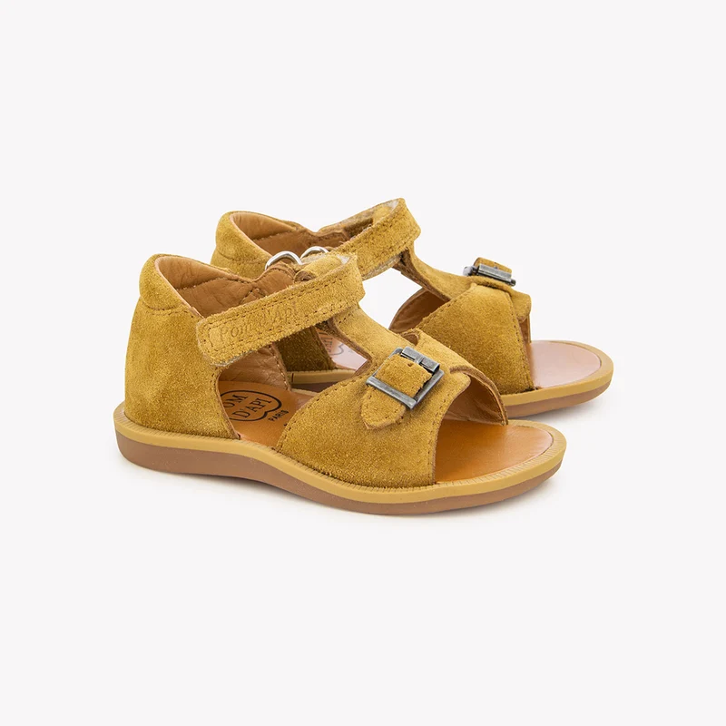 POPPY EASY - VELOURS - CAMEL