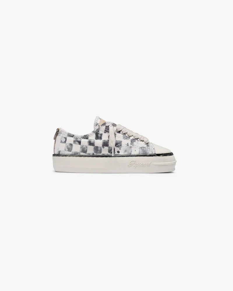Rep-Cap - Flat White Black