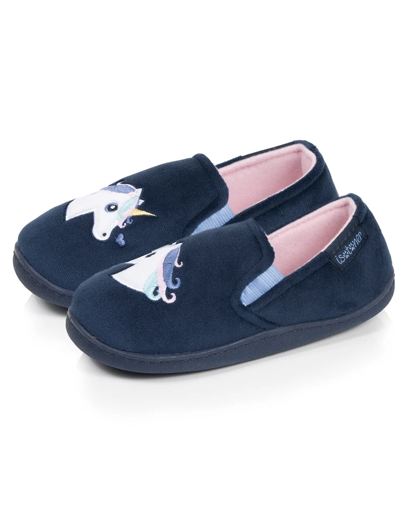 Chaussons Mocassins Enfant Marine