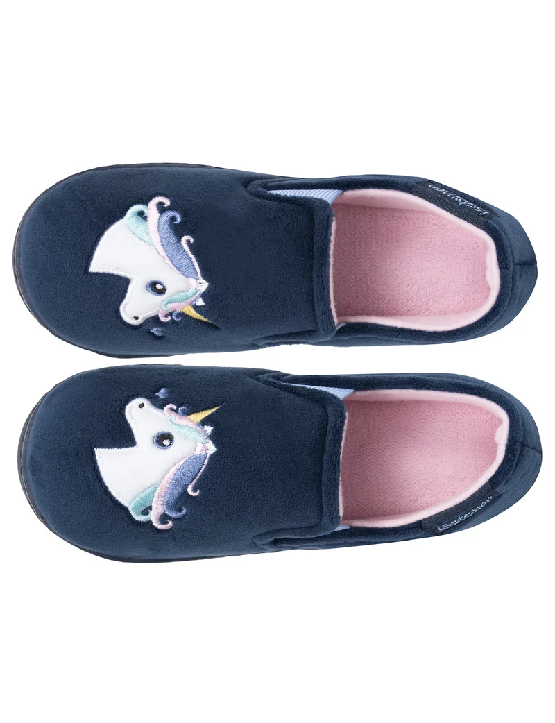Chaussons Mocassins Enfant Marine