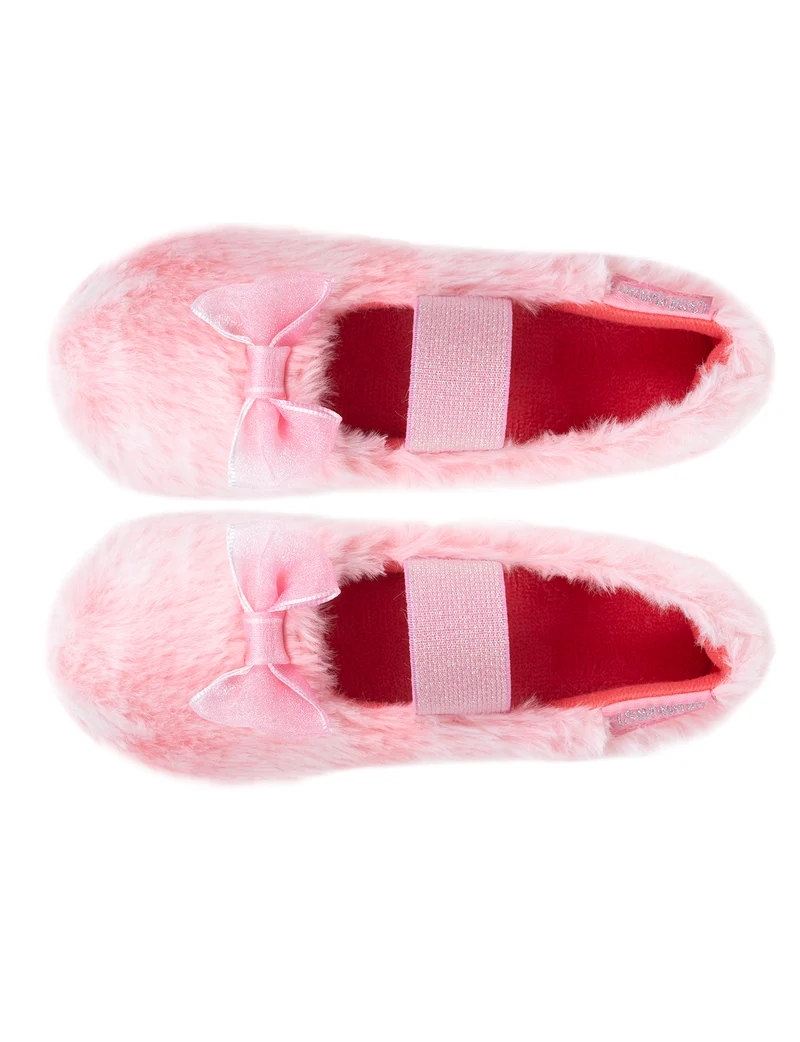 Chaussons Ballerines Enfant Rose