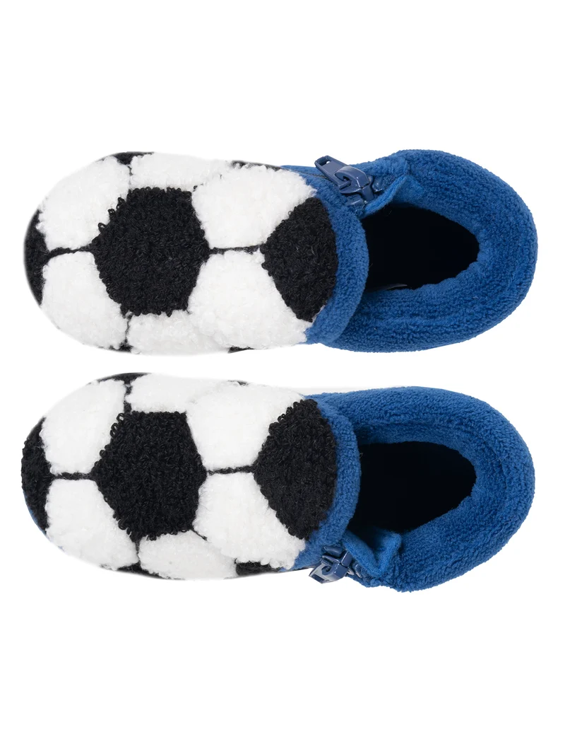 Chaussons Bottillons zip Bébé Bleu