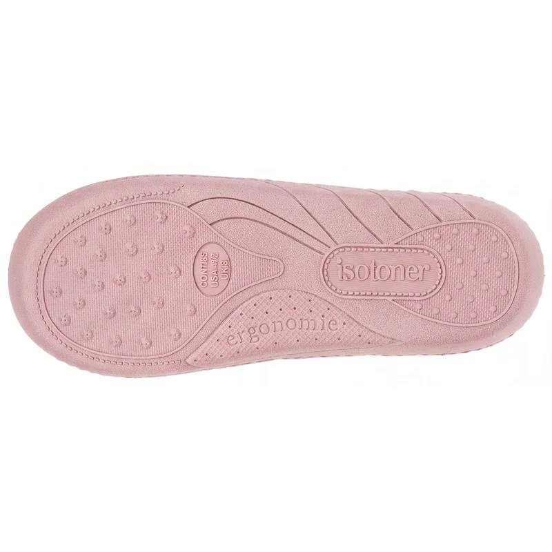 Chaussons Mules Junior Rose Velours Léopard