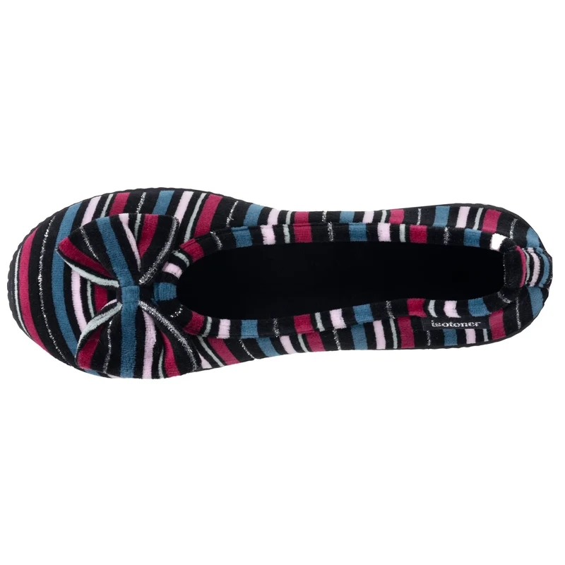 Chaussons Ballerines Femme Rayures canard
