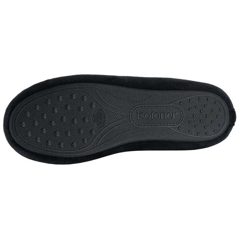 Chaussons Ballerines Femme Noir rayures