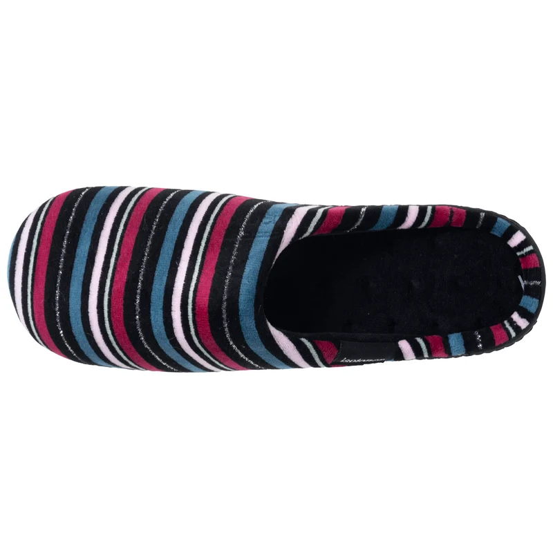 Chaussons Mules Femme Rayures canard