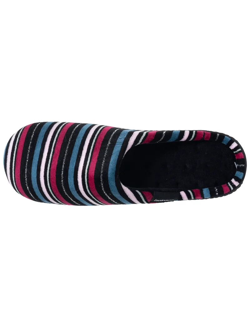 Chaussons Mules Femme Rayures canard