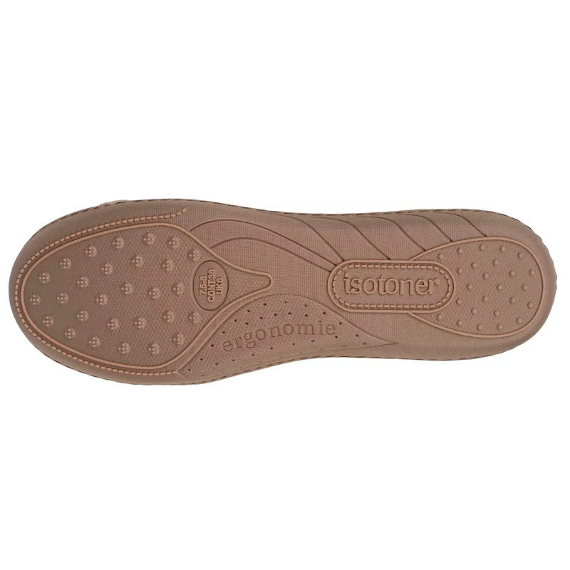 Chaussons ballerines recyclées Femme Camel