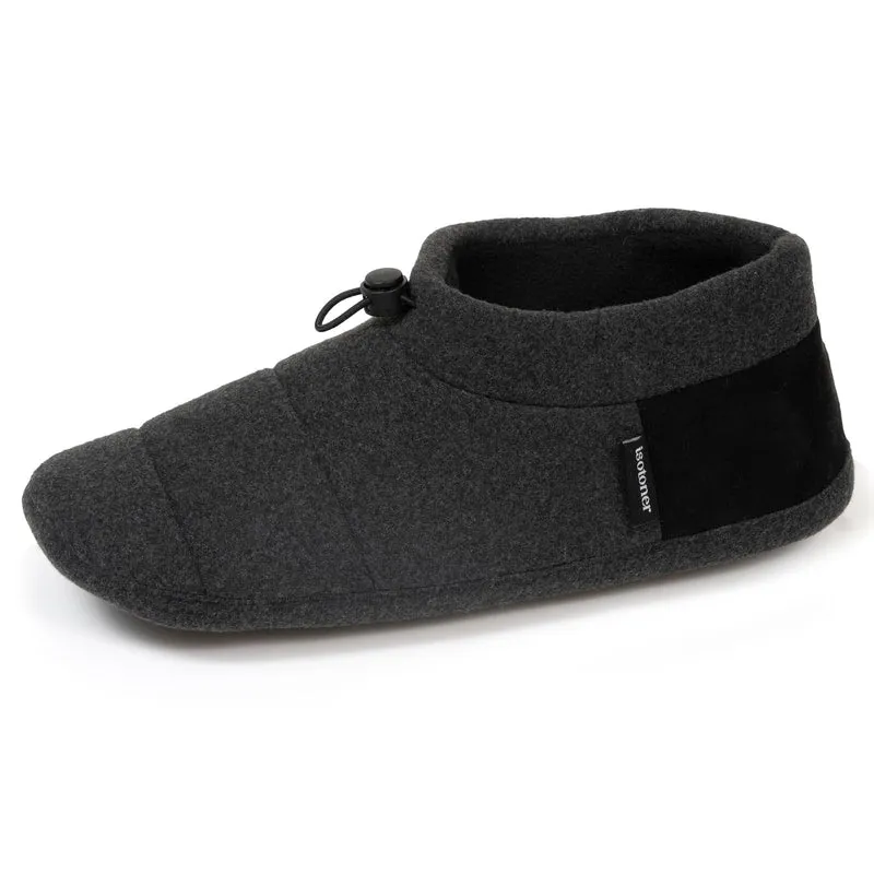 Chaussons bottillons Homme Gris chiné foncé