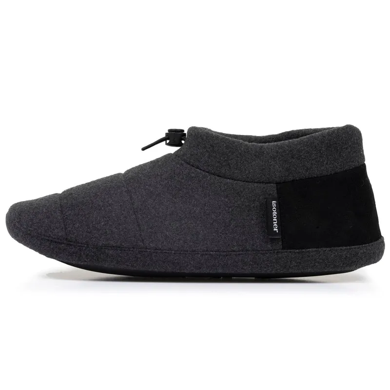 Chaussons bottillons Homme Gris chiné foncé