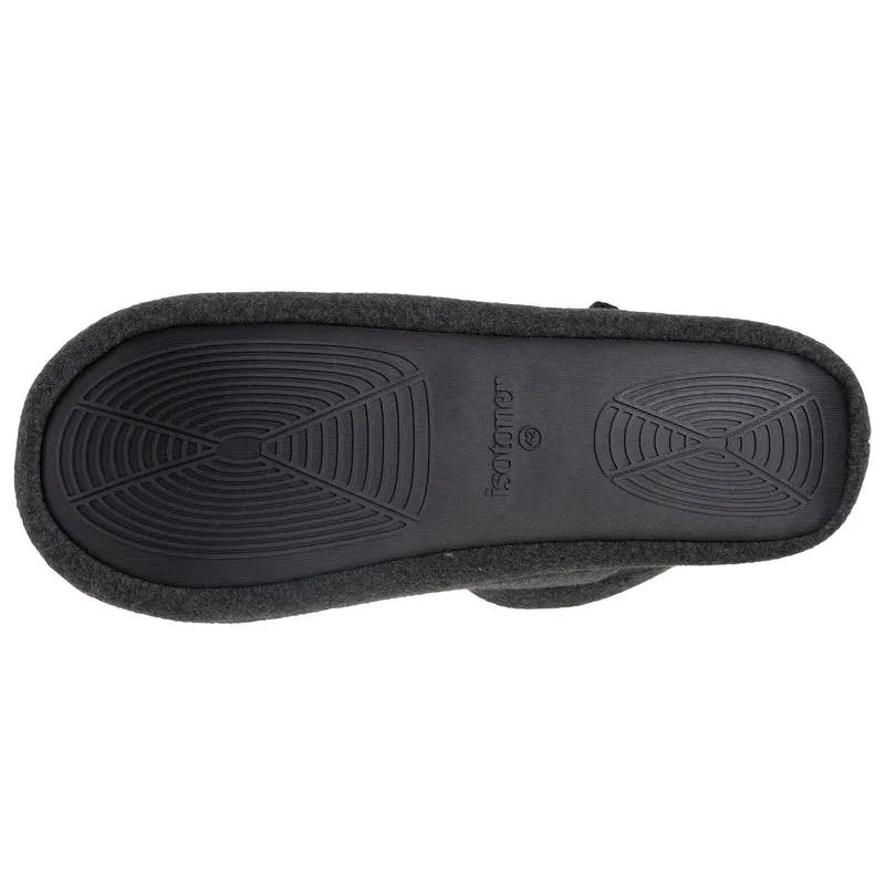 Chaussons bottillons Homme Gris chiné foncé