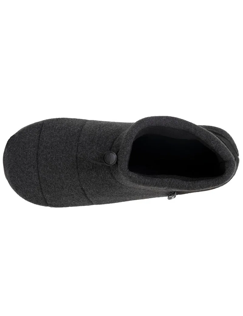 Chaussons bottillons Homme Gris chiné foncé