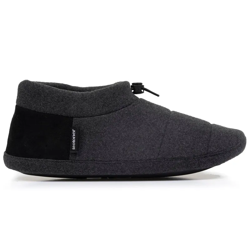 Chaussons bottillons Homme Gris chiné foncé