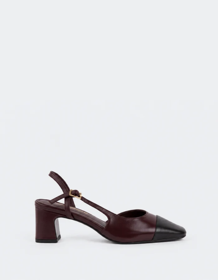 Avelin Burgundy Leather