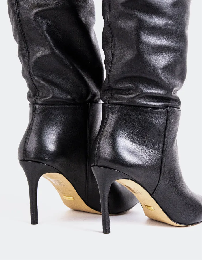 Leilani Black Leather