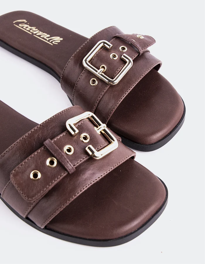 Sherra Brown Leather