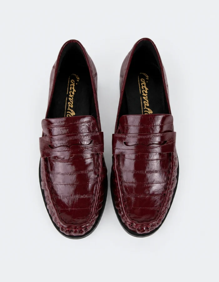 Ruchella Burgundy Leather