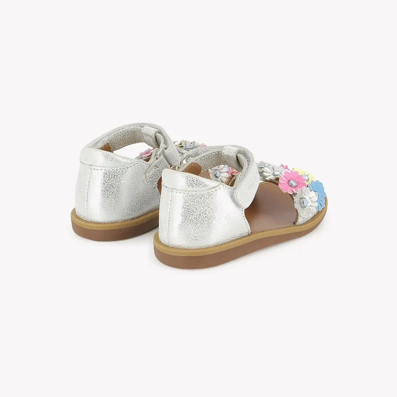 POPPY STRASS FLOWERS - MUESTRA - SILVER-MULTI