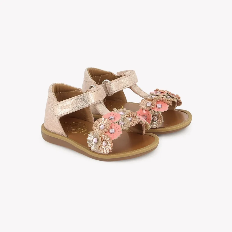 POPPY STRASS FLOWERS - MUESTRA - NUDE-MULTI