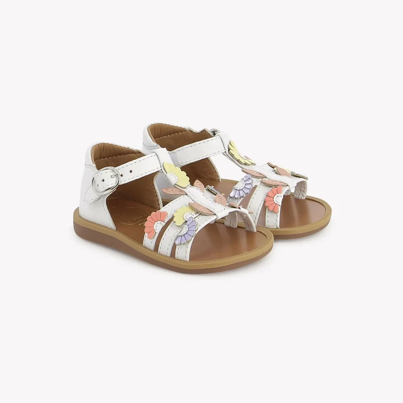 POPPY MULTI DAISY - NAPPA - BLANC-MULTI FRESH