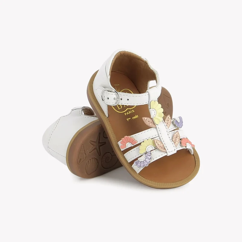 POPPY MULTI DAISY - NAPPA - BLANC-MULTI FRESH