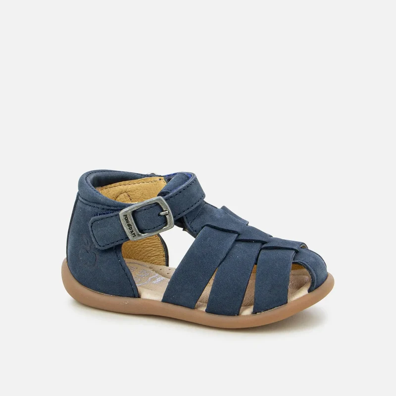 STAND-UP PAPY NUBUCK Bleu
