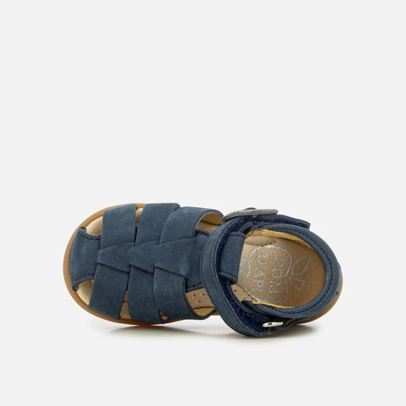 STAND-UP PAPY NUBUCK Bleu