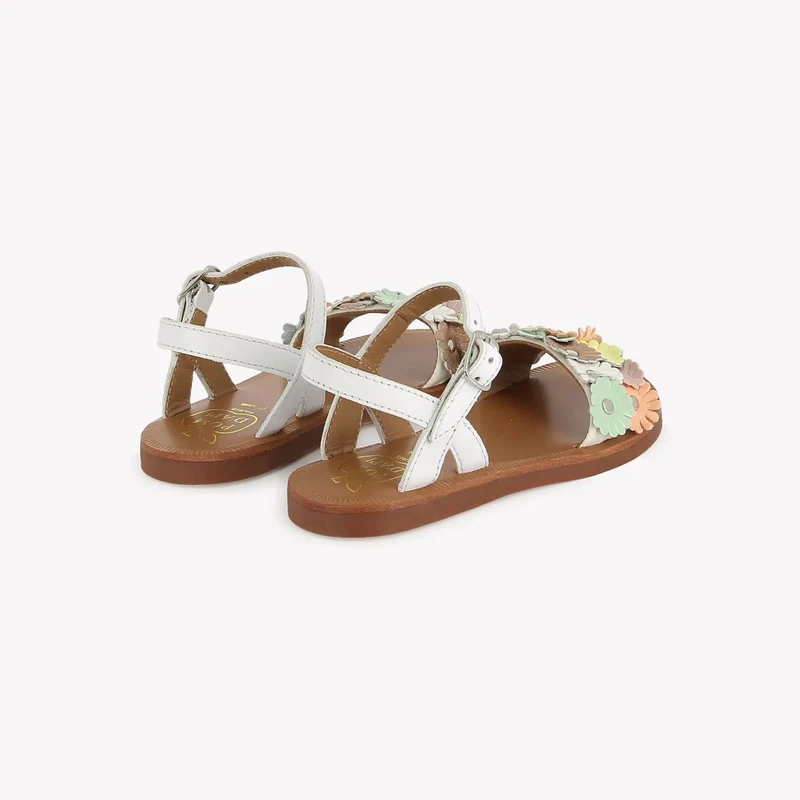 PLAGETTE MULTI FLO - NAPPA - BLANC-PASTEL