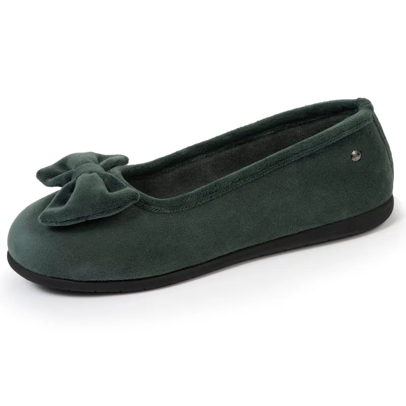 Chaussons ballerines confort Femme Sauge