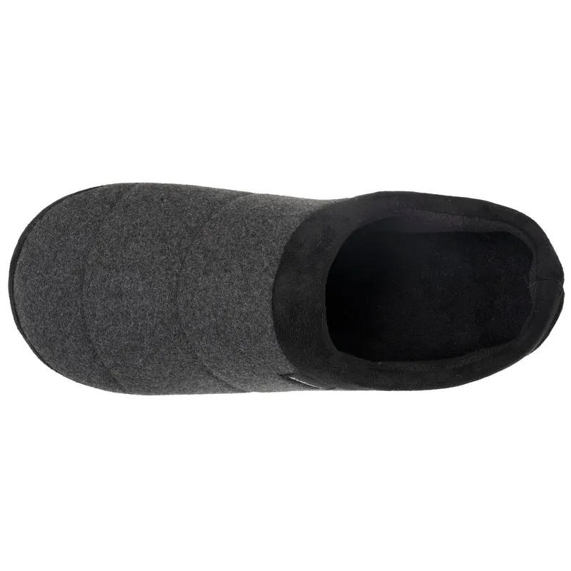 Chaussons mules Homme Gris chiné foncé