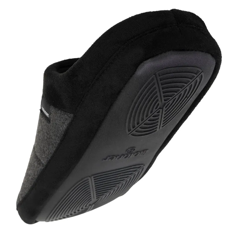Chaussons mules Homme Gris chiné foncé