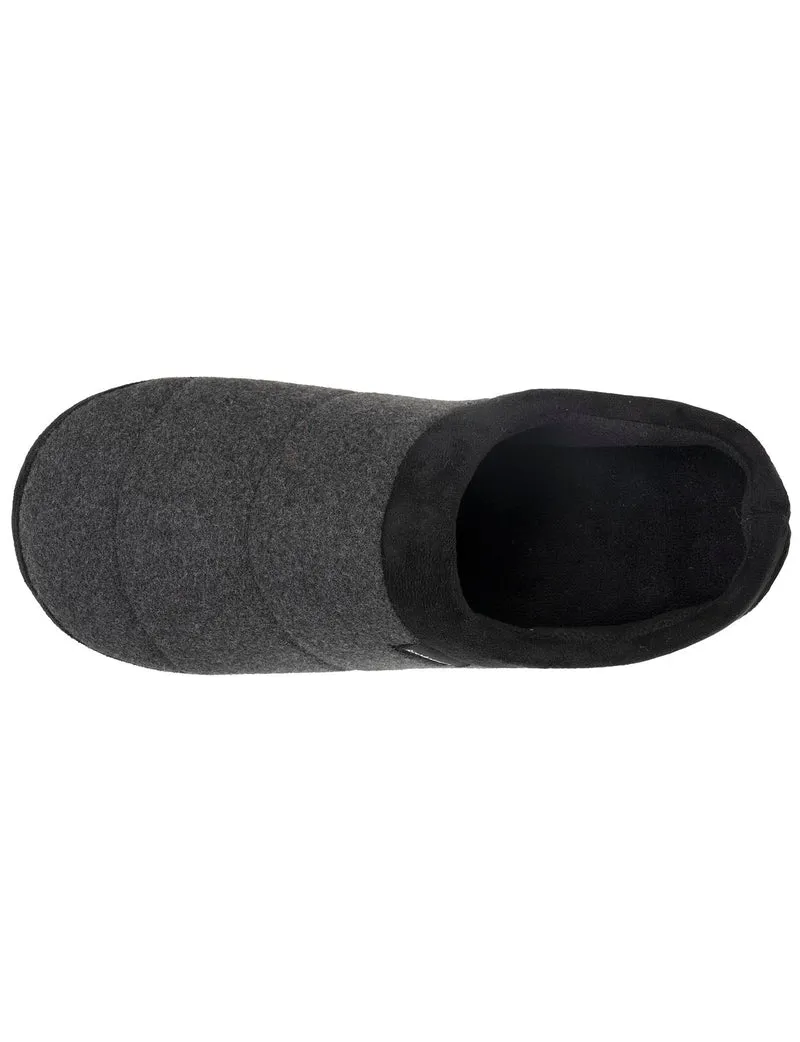 Chaussons mules Homme Gris chiné foncé