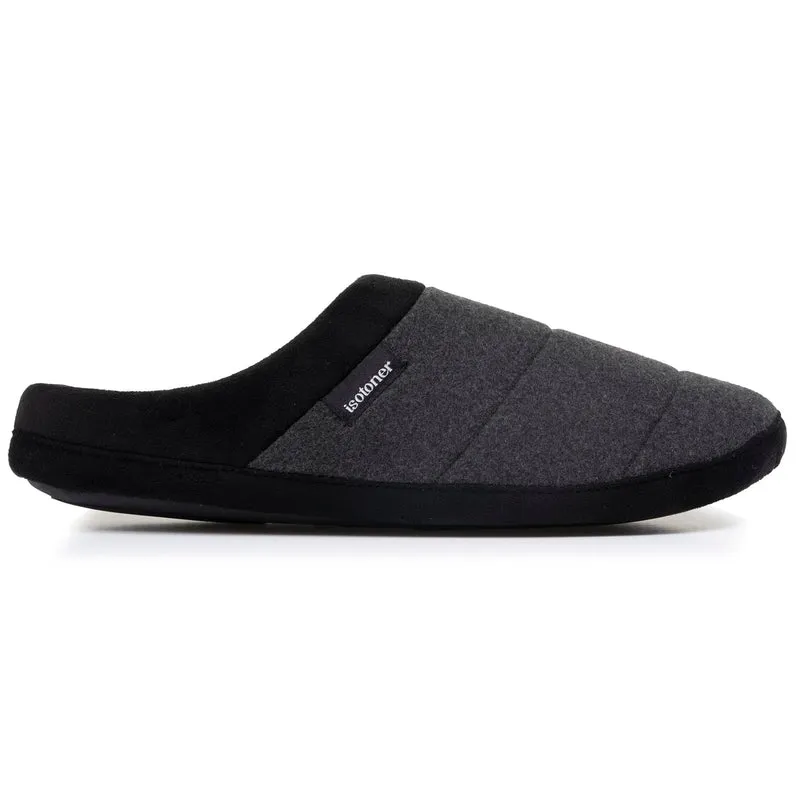 Chaussons mules Homme Gris chiné foncé
