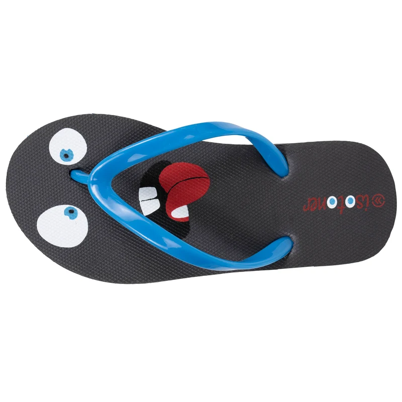 Tongs Enfant Monstre Gris/Bleu