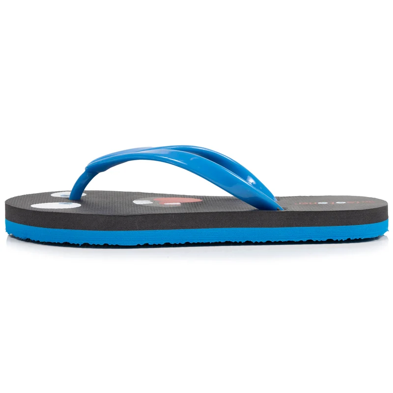 Tongs Enfant Monstre Gris/Bleu