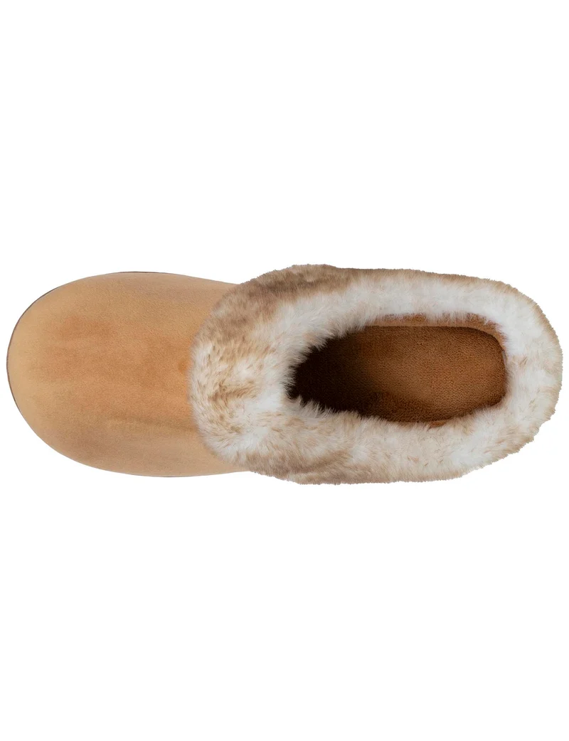 Chaussons mules Femme talon plateforme Camel