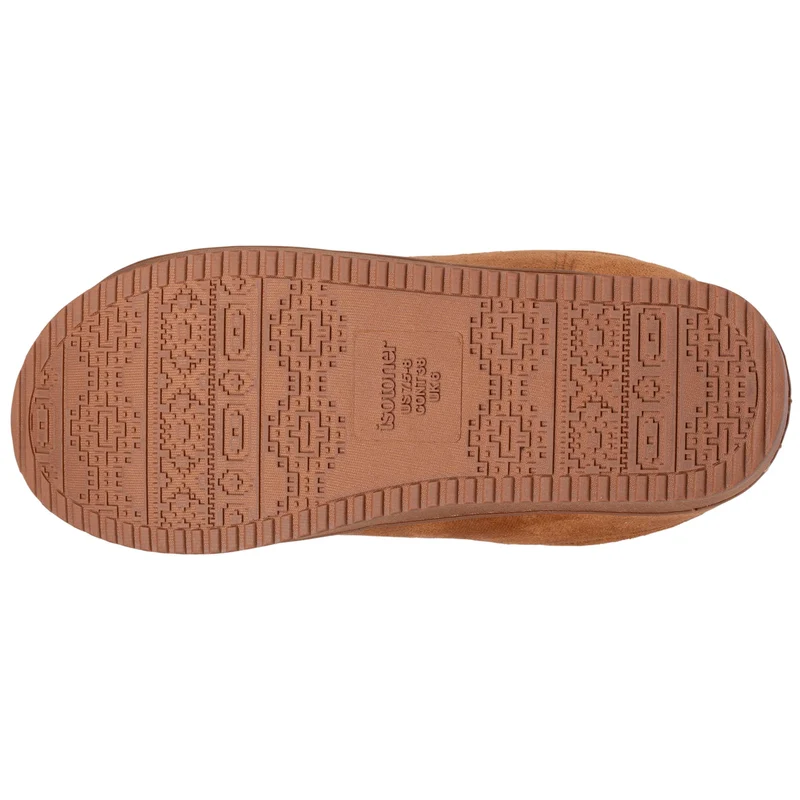 Chaussons mules plateforme Femme Camel