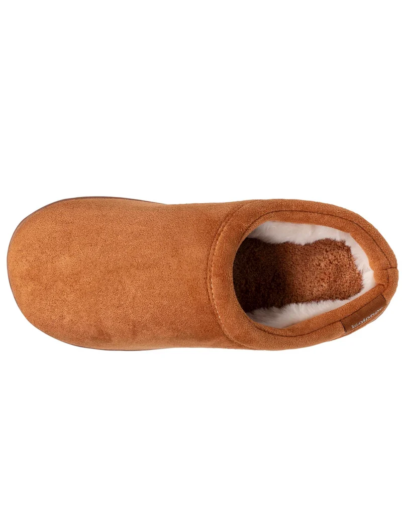 Chaussons mules plateforme Femme Camel
